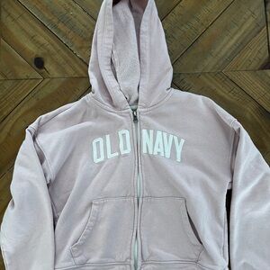 Old Navy Kids Light Pink Zip-Up Hoodie